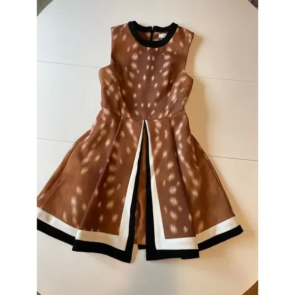 Cameo Fawn Mini Dress Fit and Flare Sleeveless Forest Fairy Cosplay Sz XS Brown - Picture 7 of 14